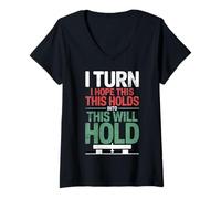 Womens Structural Engineer Solid Engineering V-Neck T-Shirt