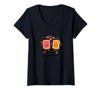 Women's Stuck Together V-Neck T-Shirt