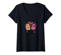 Women's Stuck Together V-Neck T-Shirt
