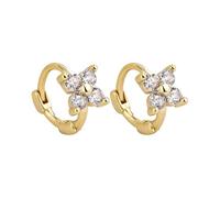 Women's Stud Alloy Earrings Small Hoop Earrings Chic Earrings Delicate Temperament Travel Parties And Other Occasions To Wear Front Hoop Earrings for Women (D, One Size)