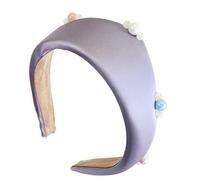 Women's Stylish Headbands With Pearls Decors Wide Crowns Hairhoop For Various Occasion Everyday Wear Headpiece