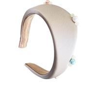 Women's Stylish Headbands With Pearls Decors Wide Crowns Hairhoop For Various Occasion Everyday Wear Headpiece