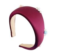 Women's Stylish Headbands With Pearls Decors Wide Crowns Hairhoop For Various Occasion Everyday Wear Headpiece