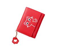 Women's Stylish Purse For Daily Use Compact Fixed Shape Design Perfect For And Commuting Accessories Messengers With Bottle Holder (Red, 11 * 2 * 9cm)