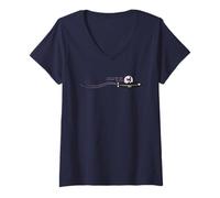 Women's Submarine Cat V-Neck T-Shirt