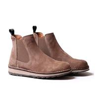 Women's suede ankle boot - ISONA-SY - Taupe, 39 EU - 6 UK