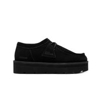 Women's Suede Boat Shoes Clarks Meare Walla Noir 37