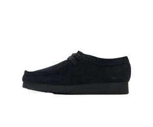 Women's Suede Boat Shoes Clarks Wallabee Lite Noir 38