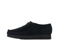 Women's Suede Boat Shoes Clarks Wallabee Lite Noir 39