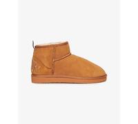 Superdry Suede Sherpa Mini Snow Boots Brown EU 40-41 Woman