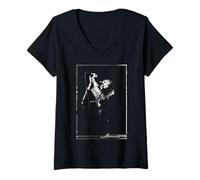 Women's Suede Brett Anderson Live By Michael Robert Williams V-Neck T-Shirt