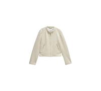 Women's Suede Effect Jacket Salsa Jeans d Beige L
