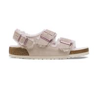 Women's suede leather sandals Birkenstock Milano Shearling Rose 41