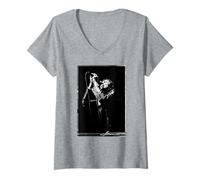 Women's Suede Live Brett Anderson By Michael Robert Williams V-Neck T-Shirt