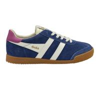 Gola Elan Trainer CLB538ET Women's Trainers, Deep Blue Off White Shocking Pink, 5 UK