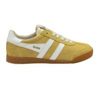 Gola Elan W Yellow Womens trainers CLB538-YA in a Plain Suede Leather in Size 5