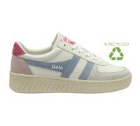 Gola Grandslam Trident Women's Lace-Up Low Shoes, White Air Fluro Pink, 7 UK