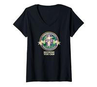 Womens Suffragette Celebration 100 Years Women's Right To Vote Gift V-Neck T-Shirt