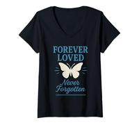 Women's Suicide Loss Remembrance Walk Suicide Prevention Support V-Neck T-Shirt