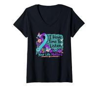 Women's Suicide Prevention Awareness Your Life Matters V-Neck T-Shirt