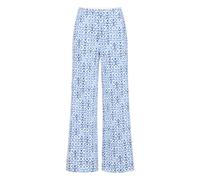 Women's suit Trousers Ichi Kate Print Bleu XS