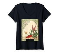 Women's Sumac Radiance Light Over Darkness V-Neck T-Shirt