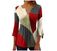 Womens Summer Casual Floral T Shirts Loose Short Sleeve Tunic Top Square Neck Pleated T-Shirt Blouse for Leggings Classic Tops Ladies Tops Summer Going Out Tee Shirts UK S M L XL 2XL Comfy Bubble Hem