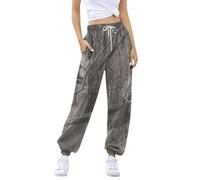 Womens Summer Casual Pants Hiking Fit with Pocket Women's Bottom Sweatpants Joggers Pants Workout High Waisted Yoga Pants with Pockets Women's Casual Pants with Pockets (B, M)