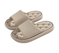 Women's Summer Comfortable Slippers, Hollow Out Open Toe Slippers | Platform Round Toe Flat Slippers Mesh Hollow Out Platform Slipper Slip On Flip Flops For Bath Shower Pool Indoor