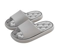 Women's Summer Comfortable Slippers, Hollow Out Open Toe Slippers | Platform Round Toe Flat Slippers Mesh Hollow Out Platform Slipper Slip On Flip Flops For Bath Shower Pool Indoor