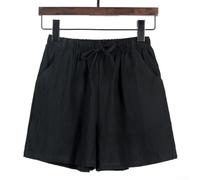 Women's -Summer Cotton Linen -Shorts Casual High Waist Gym Workout Pants | High Waist Linen Shorts Upgraded replacement restores full function and smooth operation.