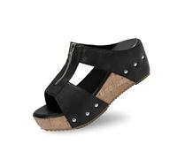 Women's Summer Fashion Platform Slippers Temperament Non Slip Beach Slippers Soft Step from Shower to Shore