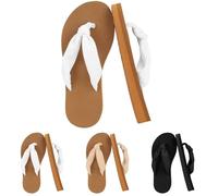 Women's Summer Flip Flops Soft Sole Casual Beach Platform Toe Separator Sandals Lightweight Non-Slip Bath Slippers Open Toe Beach Sandals Open Toe Household Shoes Elegant Casual Shoes, White, 8 UK