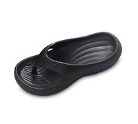 Women's Summer Flip Flops Thong Sandals With Thick Sole For Beach Walking Outdoor Relaxation Comfortable Lightweight Flat Footwear Ideal For Daily Use (Black, 4.5)