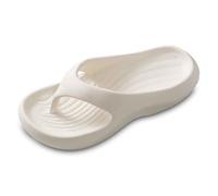 Women's Summer Flip Flops Thong Sandals With Thick Sole For Beach Walking Outdoor Relaxation Comfortable Lightweight Flat Footwear Ideal For Daily Use (White, 7.5)