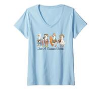 Women's Summer Goose Beach Holiday Fun V-Neck T-Shirt
