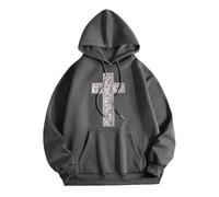 Womens Summer Hoodies Comfort Jesus Graphic with Hood Outfits Gothic Y2K Beach Casual Christian Tops Trendy Hooded Fall Lightweight Workou Fashion Plain Women's Anime Hoodies Grey