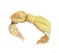 Women's Summer Korean Style Bowknot Headband Daily Wide Band Hair Accessory