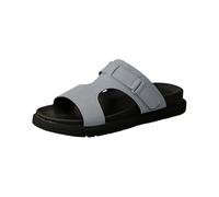Women's Summer Platform Sandals, Soft Leather, Non-Slip, Waterproof, Open Toe, Breathable, Ergonomic, Cushioning, Summer Shoes, Outdoor Sandals, Women's Sandals, gray, 7 UK