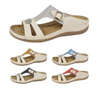 Women's Summer Platform Summer Slippers, Women's Lightweight Wedge Sandals with Adjustable Strap, Orthopaedic Shoes, Rhinestones, Mules, Comfortable Women's Sandals, Glitter Clogs for Mother's Day