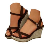 Women's Summer Sandals Comfortable with Strap Design, Available in Various Colours, Comfortable Stylish Wedge Sandals, Vital Shoes, Mules, Beach Shoes, Leisure Summer Shoes, Lightweight, Comfortable