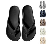 Women's Summer Sandals Non-Slip Beach Pool Shower Comfortable with Arch Support Lightweight for Holiday Home Garden Elegant Matte Cross Straps, Le Noir 2, 9 UK