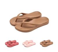 Women's Summer Sandals Non-Slip Beach Pool Shower Comfortable with Arch Support Lightweight for Holiday Home Garden Elegant Matte Cross Straps, Coffee 1, 6 UK