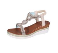 Womens Summer Shoes Summer foreign Trade Large Sized European and America Thick Bottom Sandals Retro Famous Family Feng Shui Fashion Beach Sandals for Women