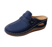 Womens Summer Shoes - Women's Fashion Platform Floral Print Wrap Around Casual Sandals for Overseas Trade and Large Size Comfort