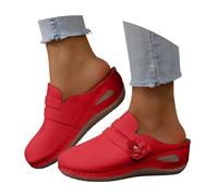 Womens Summer Shoes - Women's Fashion Platform Floral Print Wrap Around Casual Sandals for Overseas Trade and Large Size Comfort