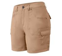 Women's Summer Shorts, Elegant Women's Shorts, Loose Plain Trousers, Beach Buttons, Short Hot Pants, Cargo Comfortable for Warm Days, Lightweight Cotton Blend, Versatile