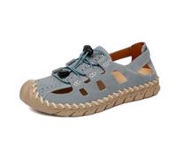 Womens summer Slip on shoes Elastic Strap Arch Walking Sandals, Hot Season Soft Flat Cushion Lightweight Porous Flats Closed Toe Dressy Beach Resort Footwear