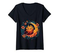 Womens Summer solstice V-Neck T-Shirt