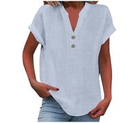 Women's Summer Tank Loose Fit Pleated V Neck Sleeveless Top Curved Hem Flowy Too Fast Apparel (BU3, XXXL)